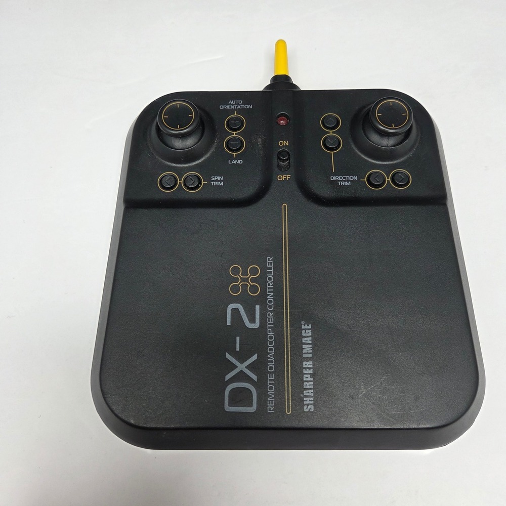 Sharper Image DX-2 Remote Quadcopter Controller Black 2.4GHz Replacement Part